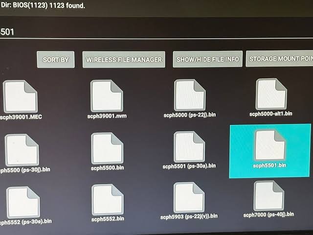 PS1 BIOS Files